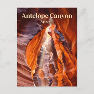 Antelope Canyon Arizona Postcard