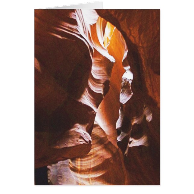 Antelope Canyon Blank Card (Front)