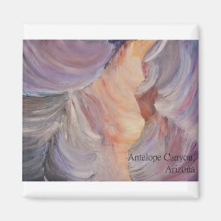 antelope canyon painting in oil magnet