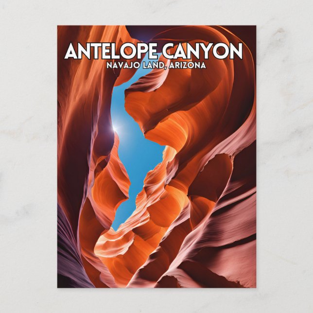 Antelope Canyon Postcard (Front)