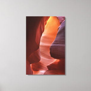 Antelope Canyon Slot Formations Canvas Print