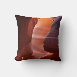 Antelope Canyon Slot Formations Throw Pillow
