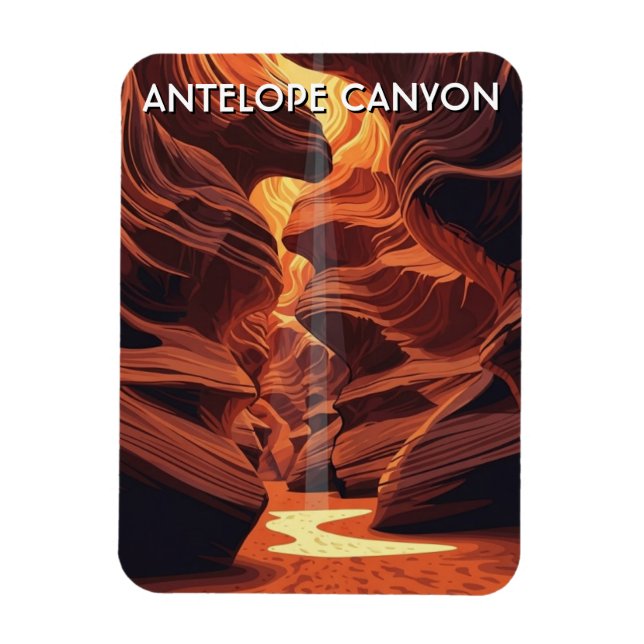 Antelope Canyon  Souvenir Magnet (Vertical)