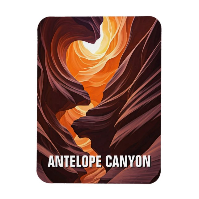 Antelope Canyon  Souvenir Magnet (Vertical)