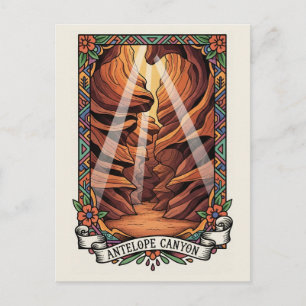 Antelope Canyon  Souvenir Postcard