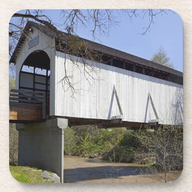 Antelope Creek Covered Bridge, built in 1922 Coaster (Front)