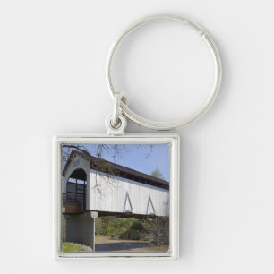 Antelope Creek Covered Bridge, built in 1922 Keychain
