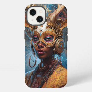 Antelope Headdress Science Fiction Cyberpunk iPhone 13 Case