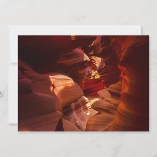 Antelope Slot Canyon Flat Holiday Card