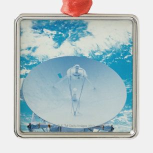 Antenna in Space Metal Ornament