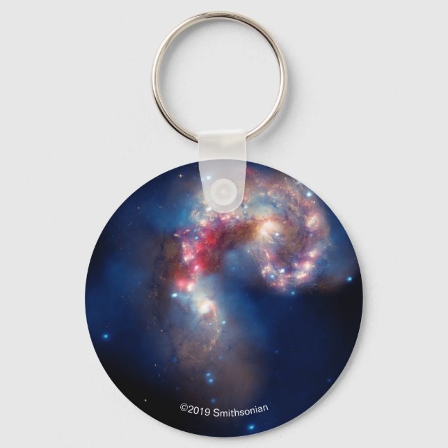 Antennae: A Galactic Spectacle Keychain (Front)