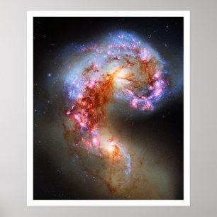 Antennae Galaxies Poster