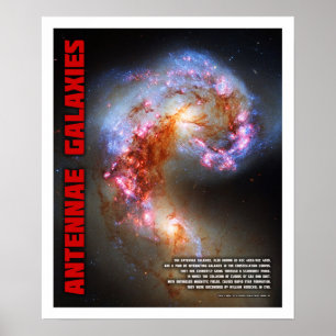 Antennae Galaxies Poster