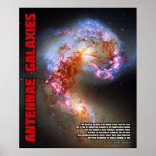 Antennae Galaxies Poster