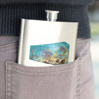Anthias fish at coral reef - Photographic design | Hip Flask