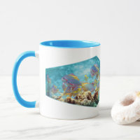 Anthias fish at coral reef - Photographic design |