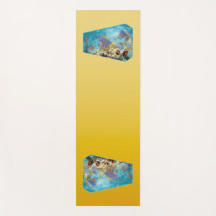 Anthias fish at coral reef - Photographic design   Yoga Mat