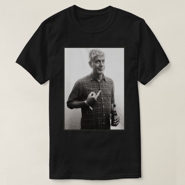 anthony bourdain Tapestry T-Shirt (Design Front)