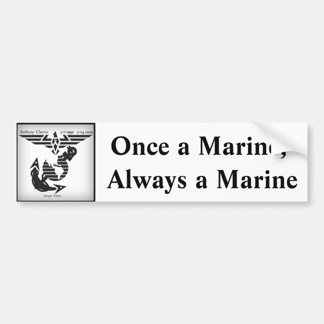 Anthony Chavez Bumper Sticker (Front)