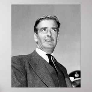 Anthony Eden Portrait - Potsdam Conference 1945 Poster