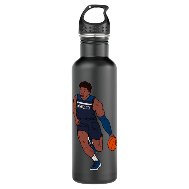 Anthony Edwards - Minnesota Basketball 710 Ml Water Bottle (Front)