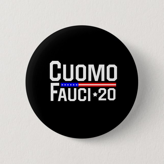 anthony fauci 2 inch round button (Front)