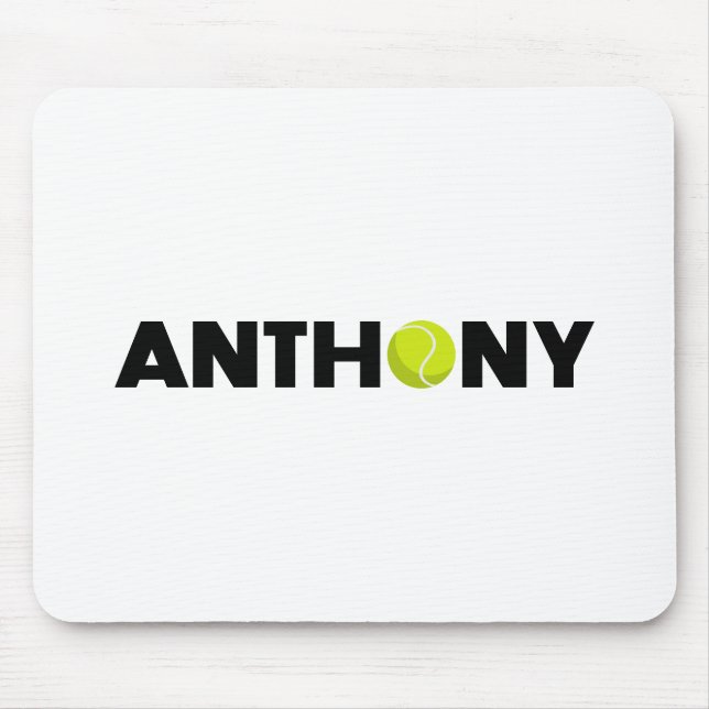 Anthony Tennis Mouse Pad (Front)