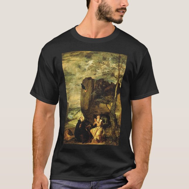Anthony the Great and Paul of Thebes T-Shirt (Front)