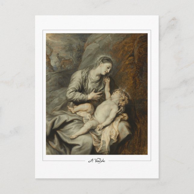 Anthony van Dyck #849 - Fine Art Postcard (Front)