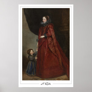Anthony van Dyck Zedign Art Affiche #589