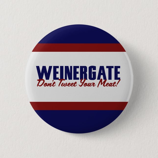 Anthony  Weiner 2 Inch Round Button (Front)
