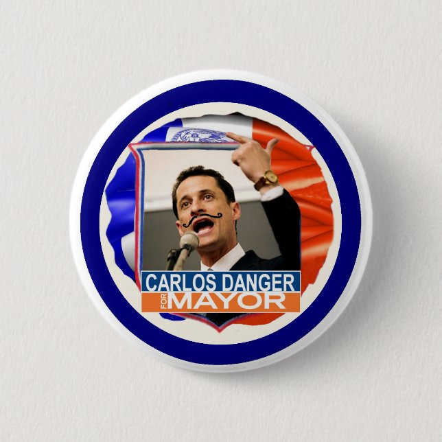 Anthony Weiner for NYC Mayor 2013 2 Inch Round Button (Front)