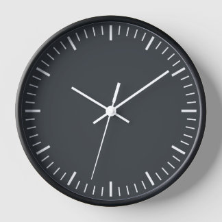 Anthracite Wall Clock