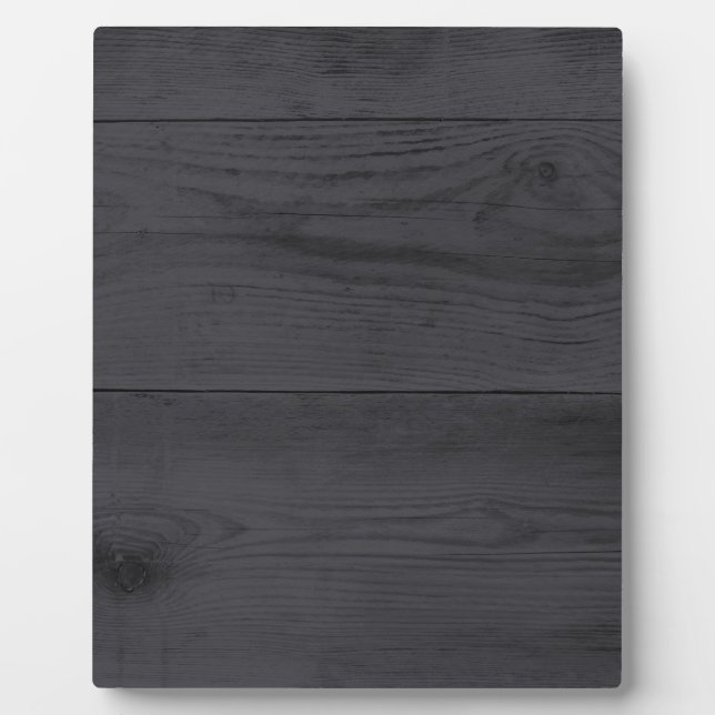 Anthracite wood structure plaque (Front)