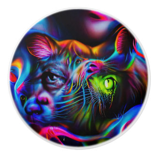 Anthrophobia  ceramic knob