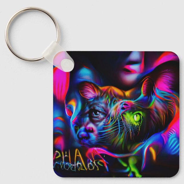 Anthrophobia  keychain (Front)