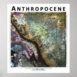 Anthropocene I - Iraqi Military Staging Area Poster