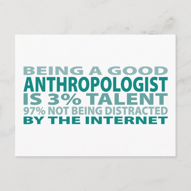 Anthropologist 3% Talent Postcard (Front)