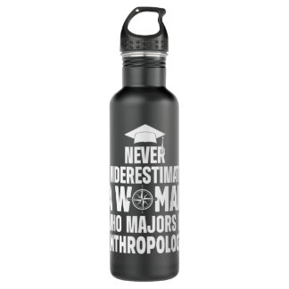 Anthropologist Woman Anthropology Student and Teac 710 Ml Water Bottle