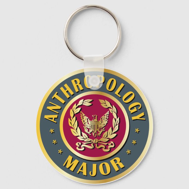 Anthropology Major Keychain (Front)