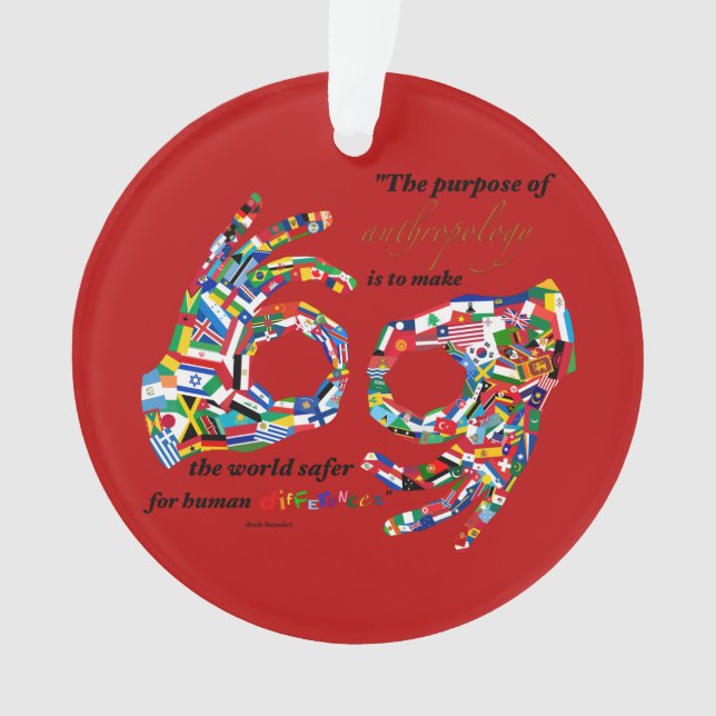 Anthropology Ornament (Front)