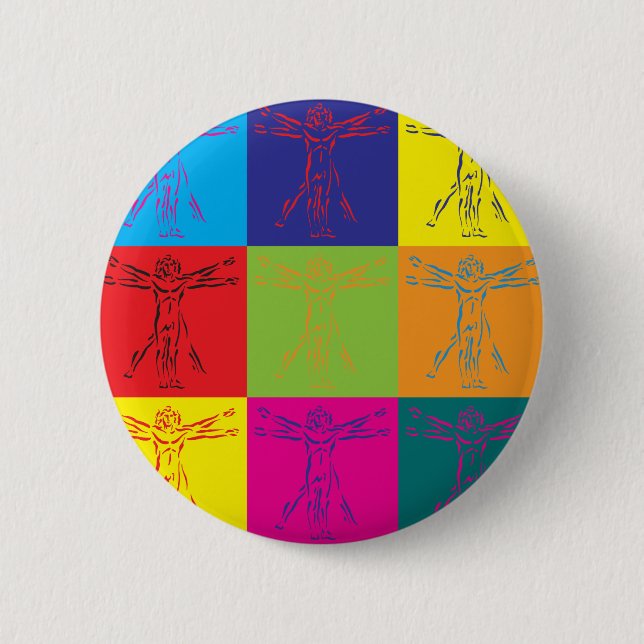 Anthropology Pop Art 2 Inch Round Button (Front)