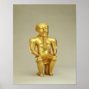 Anthropomorphic lime flask poster