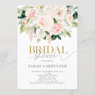 Anthurium Modern Bridal Shower Invitation