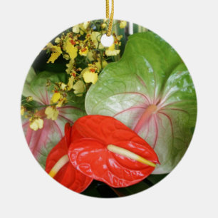 Anthurium Stunners! Ceramic Ornament