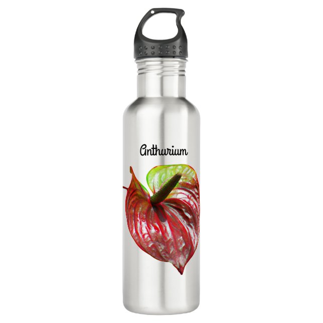 Anthurium Water Bottle (Front)
