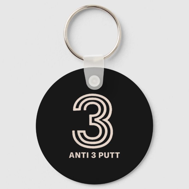 Anti 3 Putt  Keychain (Front)
