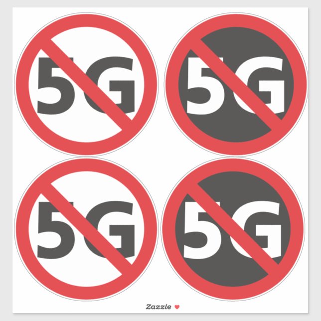 Anti-5G vinyl sticker (Sheet)