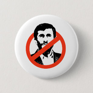 ANTI-AHMADINEJAD 2 INCH ROUND BUTTON