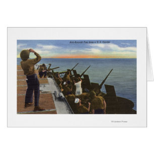 Anti-Aircraft Fire from U.S. Carrier - US Navy